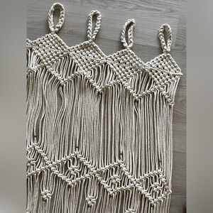 Large macrame wall hanger/curtain